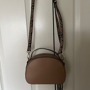 Stylish Tan Crossbody Bag